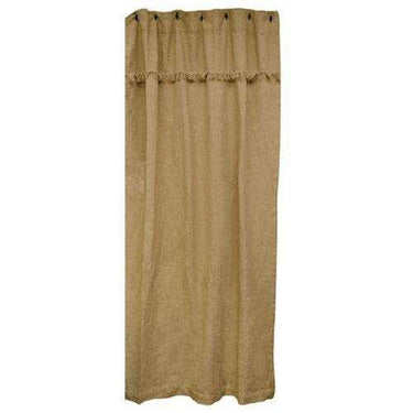 Burlap Shower Curtain - The Fox Decor